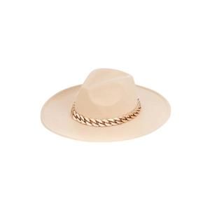 NEW ANARCHY STREET women's dakota chain band hat in beige
